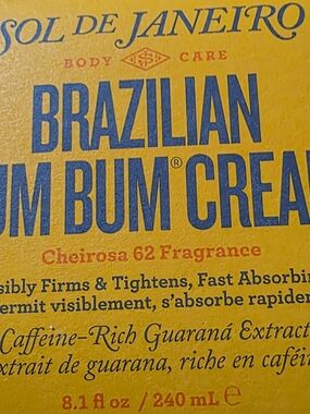 Sol de Janeiro Brazilian Bum Bum Cream Cheirosa.